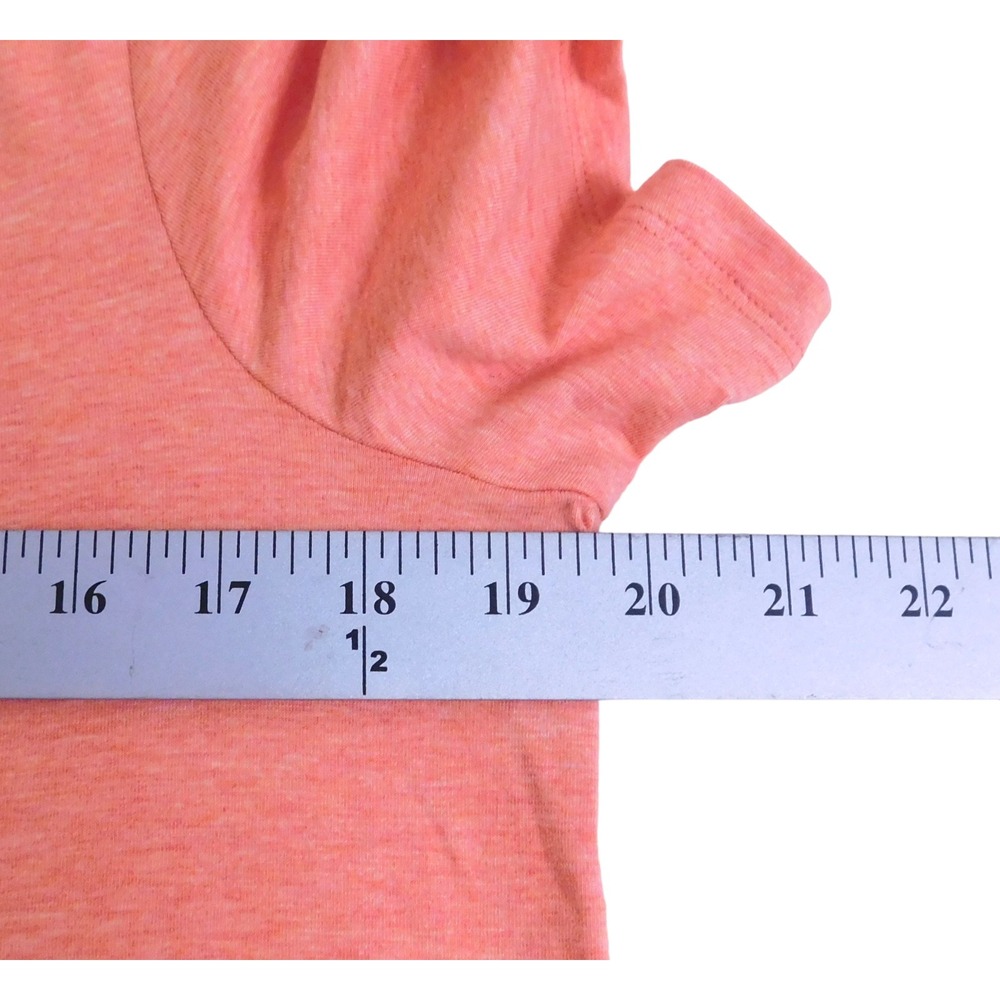 AnyBody Cozy Knit Side Ruffle T-shirt,‎ Pink, Size S - Picture 3 of 5